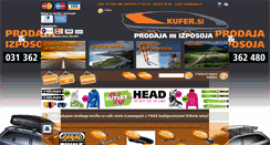 Desktop Screenshot of kufer.si